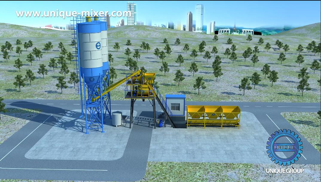 Unique Bucket Concrete Batching Plant