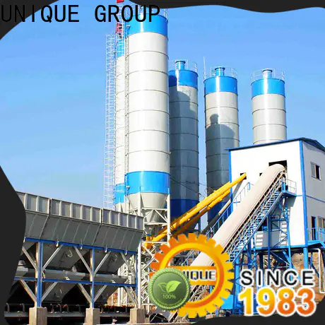 UNIQUE big capacity mobile batching plant at discount for road