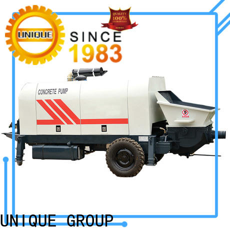 UNIQUE professional concrete trailer pump supplier for hydropower engineering