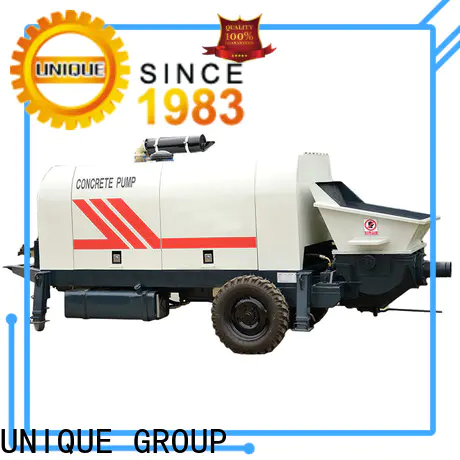 UNIQUE professional concrete trailer pump supplier for hydropower engineering