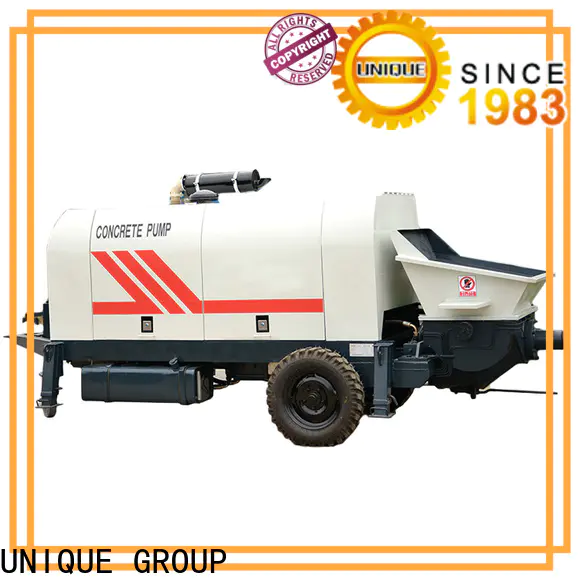 UNIQUE stable concrete trailer pump manufacturer for roads