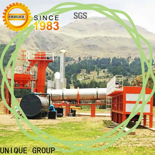 UNIQUE bitumen mix plant manufacturer