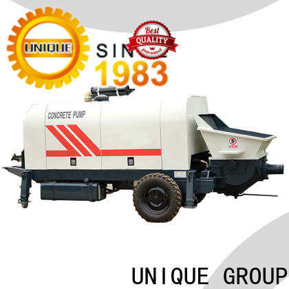 UNIQUE high quality concrete pumping machine supplier for roads