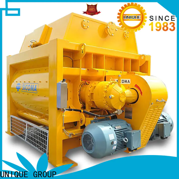 UNIQUE sicoma mixer with water supply system for hard-dry concrete