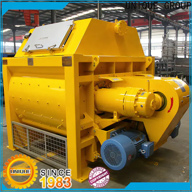 UNIQUE stronger stationary concrete mixer with feeding system for light aggregate concrete