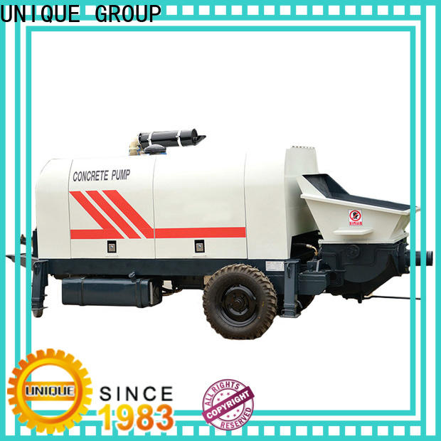 UNIQUE high quality concrete mixer pump supplier for water conservancy
