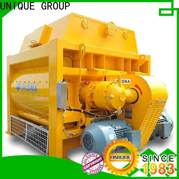 UNIQUE concrete mixer machine with feeding system for project