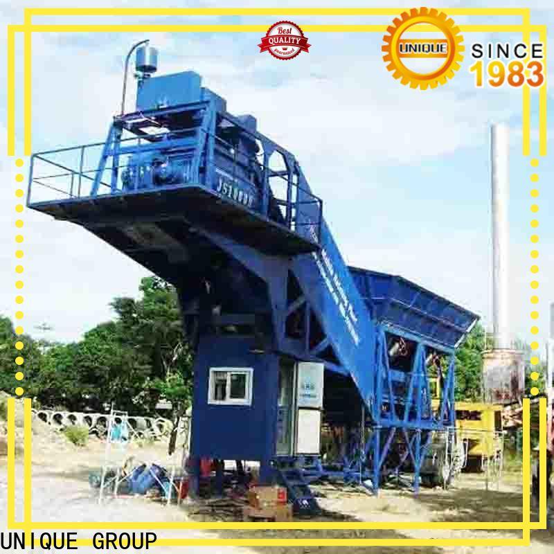 UNIQUE anti-interference concrete batching plant price at discount for road