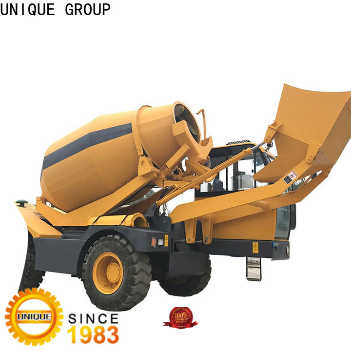 UNIQUE small volume cement mixer truck automatic feeding for project