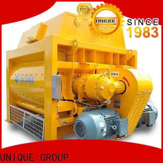 UNIQUE long lasting sicoma mixer with feeding system for concrete products