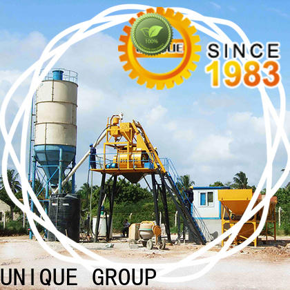 UNIQUE mobile concrete plant supplier for road