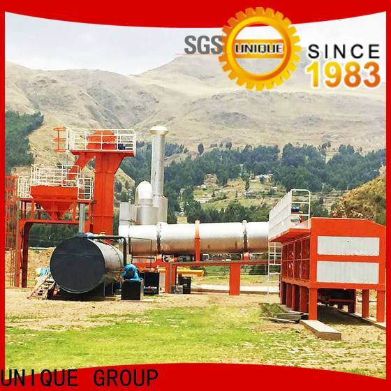 UNIQUE bitumen mix plant manufacturer for parking lot