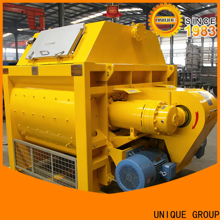 UNIQUE concrete mixing equipment with discharging system for concrete products
