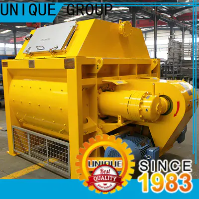 UNIQUE stronger stationary concrete mixer with discharging system for concrete products