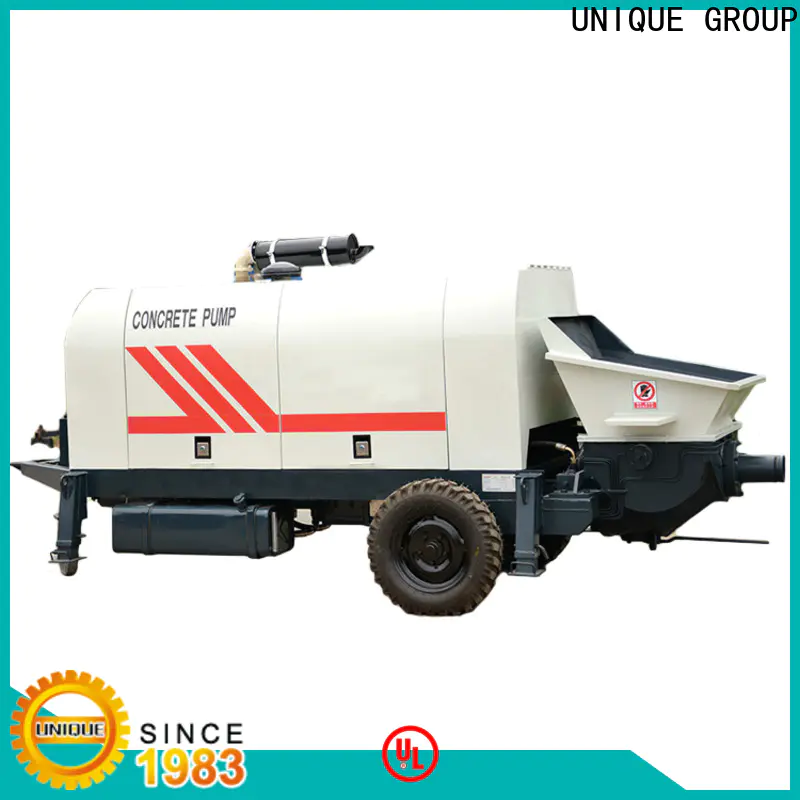 UNIQUE professional concrete pump machine manufacturer for water conservancy