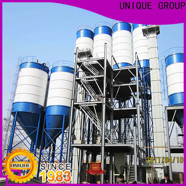 UNIQUE high degree of automation dry mix concrete plant environmental protection for plant