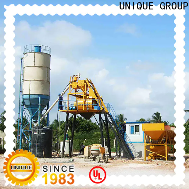 UNIQUE concrete batching mixer supplier for building