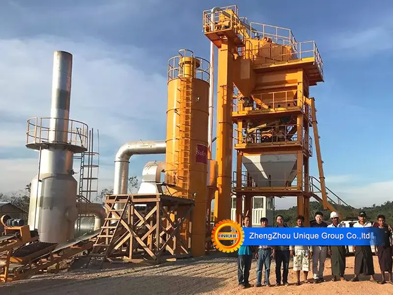 Using and Construction of Asphalt Batch Mixing Plant