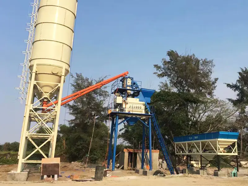 How to Build the Foundation of Concrete Mixing Plant