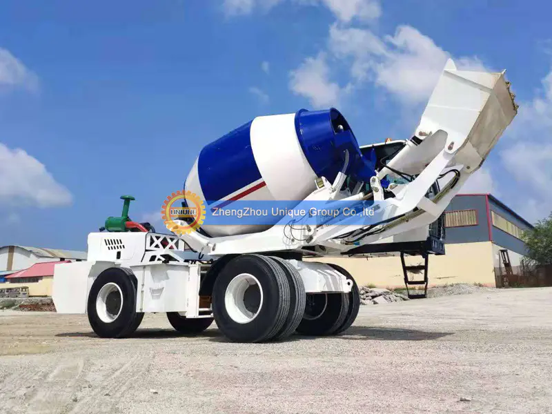 Advantages of self loading concrete mixer truck