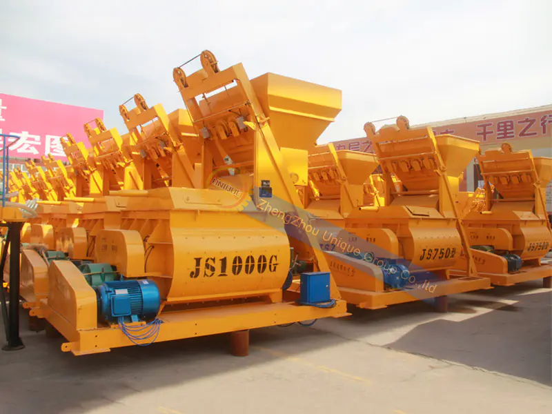 Brief Introduction of JS1000 Concrete Mixer Machine
