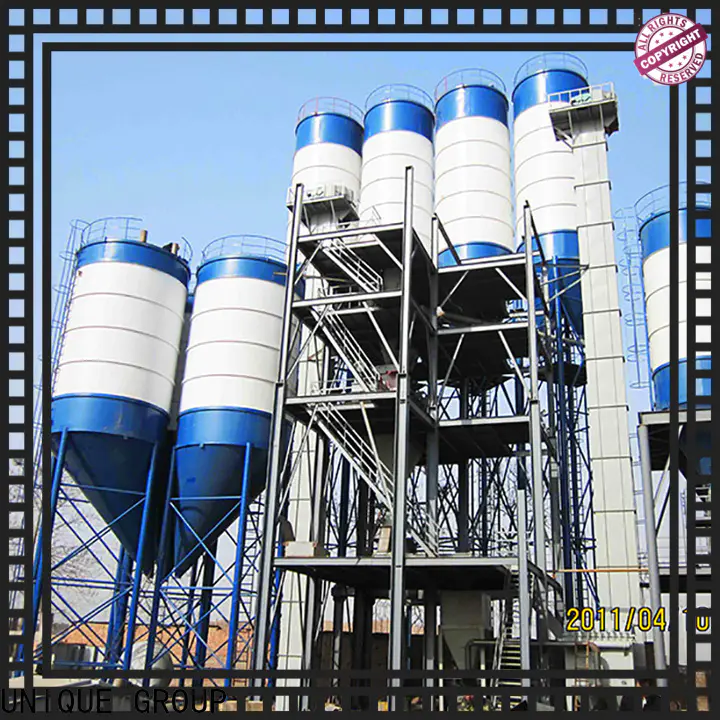 high degree of automation dry mix concrete plant energy-saving for project