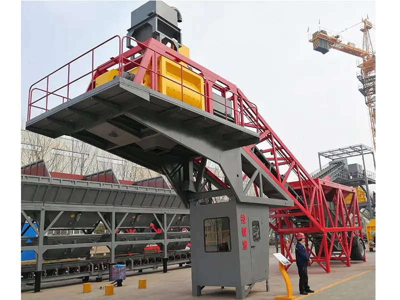 The Description of Unique Mobile Concrete Batching Plant