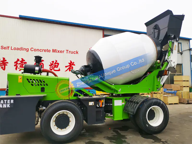 Preparation for the Self Loading Concrete Mixer Truck