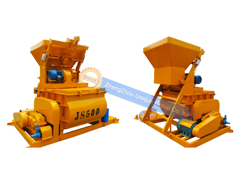 Description of Unique JS500 Concrete Mixer