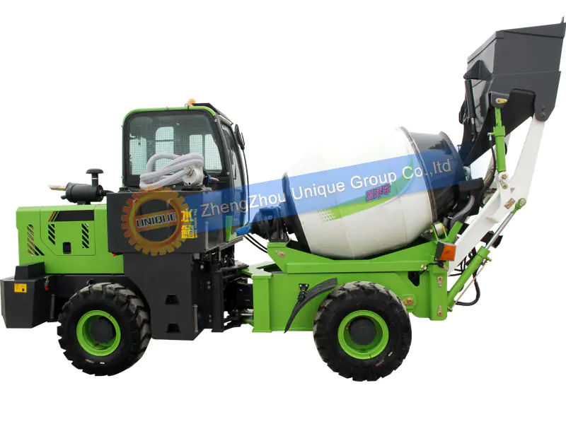 What is concrete self loading mixer truck?