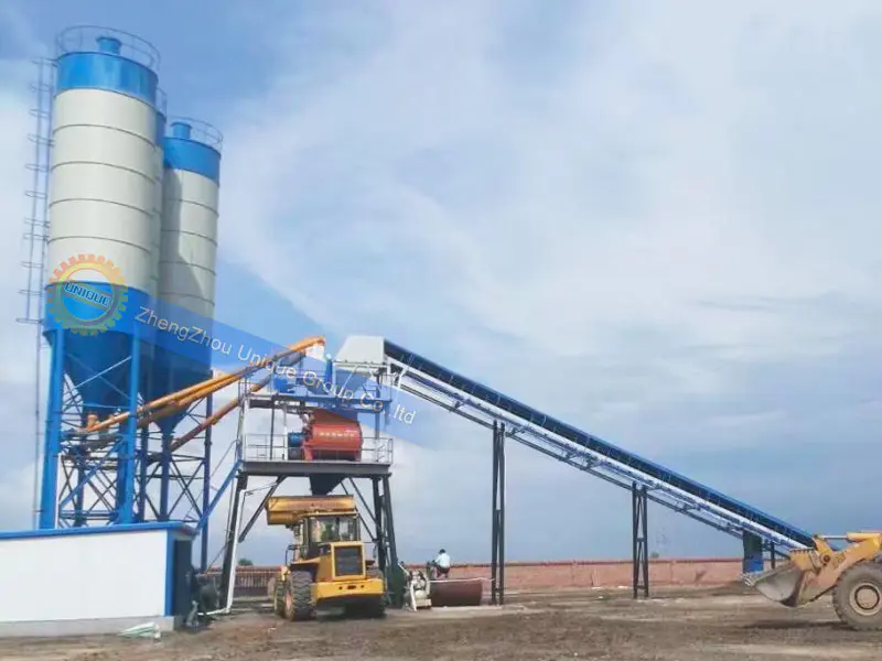How does a concrete batching plant work?