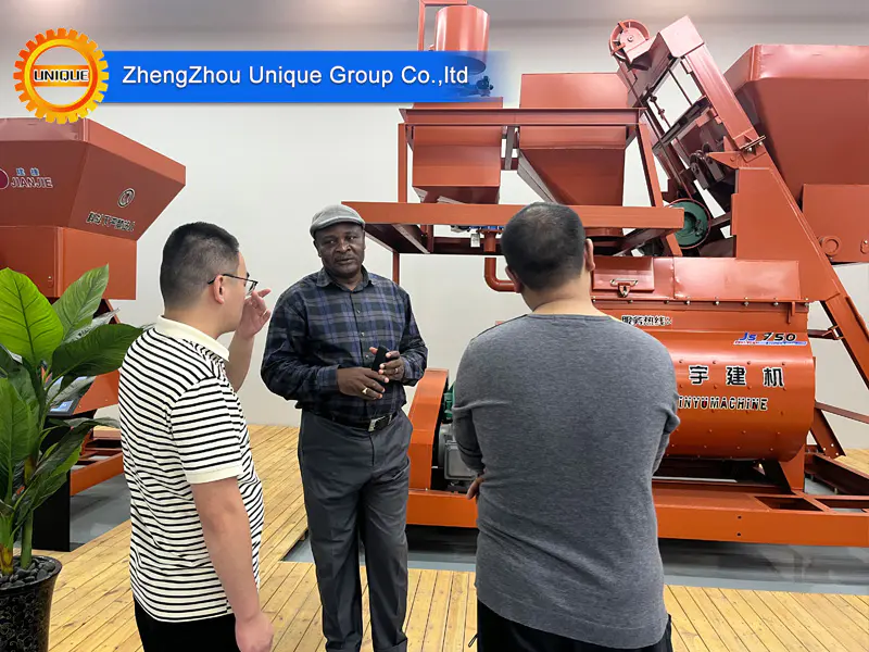 Welcome African customers visit to our factory