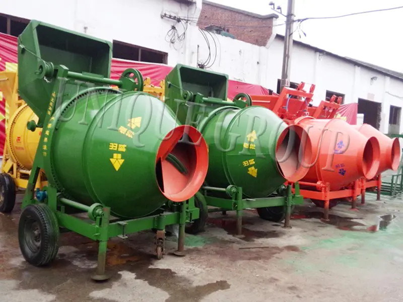 Types of concrete mixers