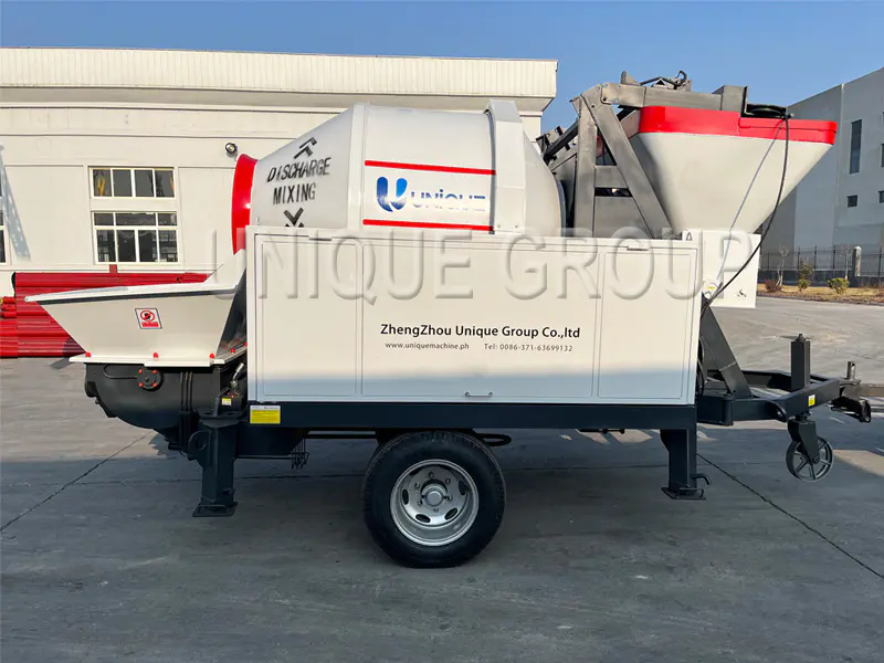 The Concrete Mixer with Pump Shipping to Somalia