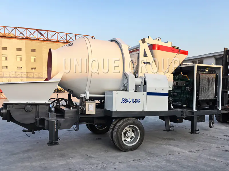 Concrete Mixing and Pumping Machine