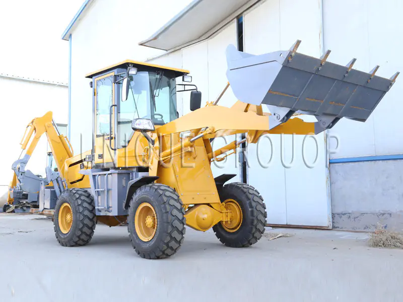 Things to note when driving a backhoe: