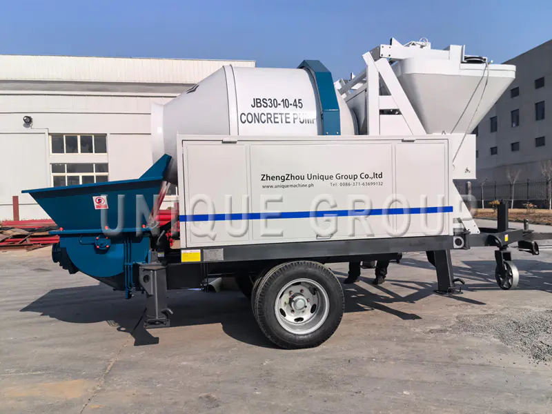 JBS30 electric concrete mixing pump to Malaysia