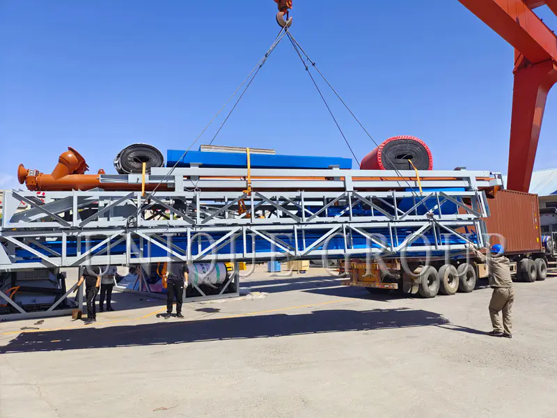 HZS120 concrete mixing plant equipment will be shipped to the Philippines soon