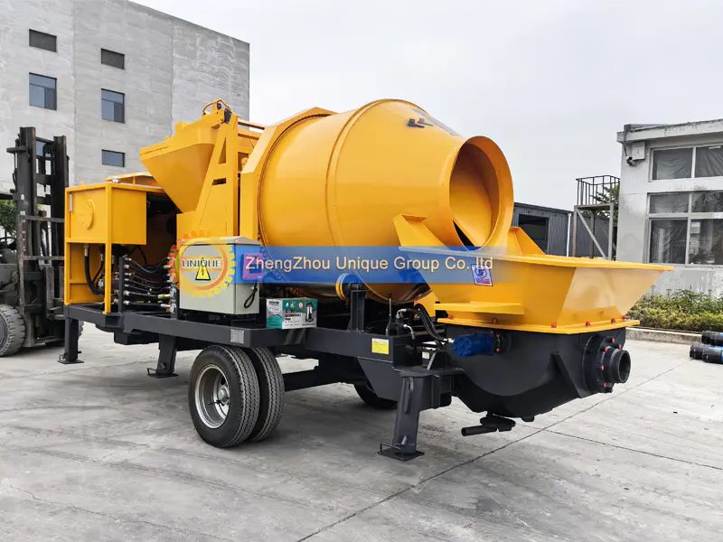Shipping JBS40-10-82R Concrete Mixer Pump