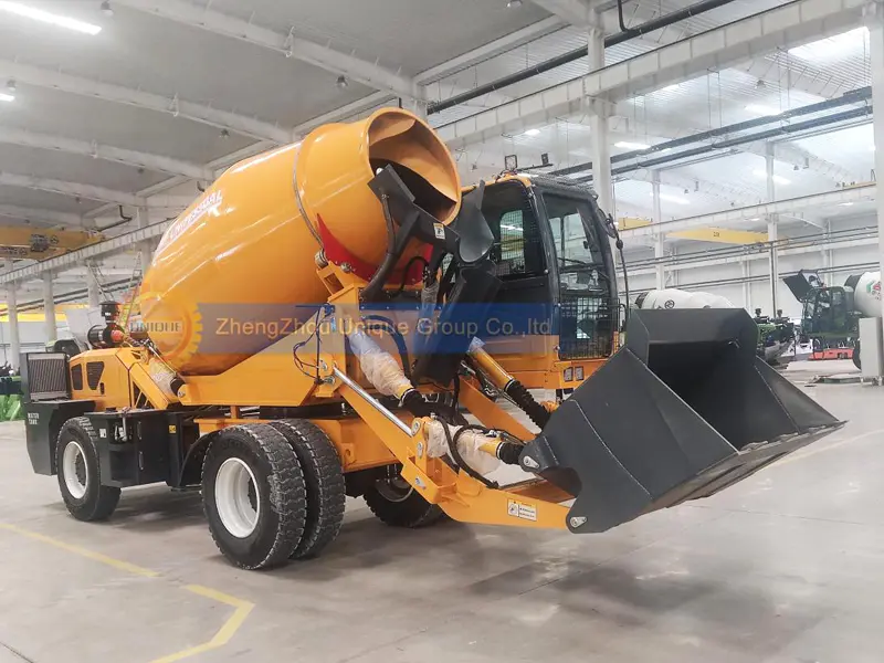 Why do more and more people like self-loading concrete mixer trucks?