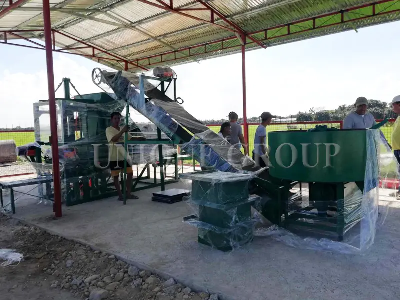 How to debug the concrete brick machine?