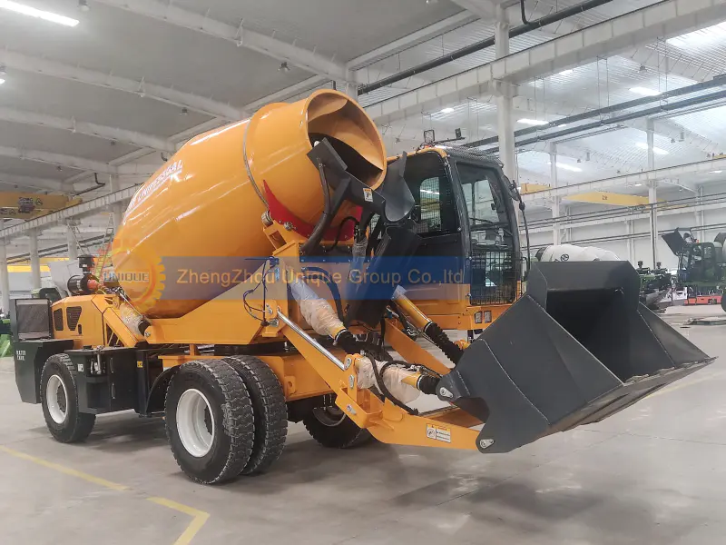 4CBM Self Loading Concrete Mixer Truck