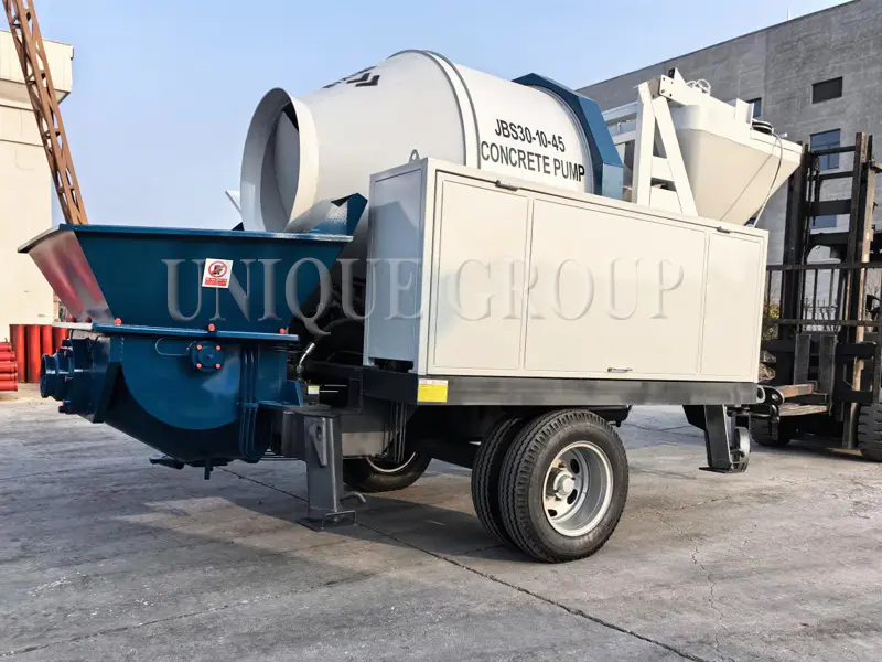 What is the price of a concrete mixing pump?