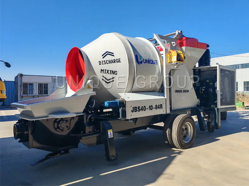 Unique Group provides efficient concrete mixing pumps for Ecuador project