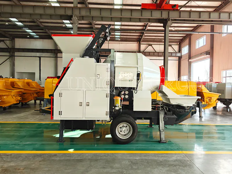 What is the difference between transit mixer and concrete mixer pump?