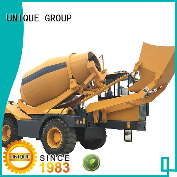 UNIQUE automatic self loader concrete mixer cost-saving for construction site