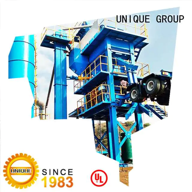 UNIQUE drum asphalt plant manufacturer