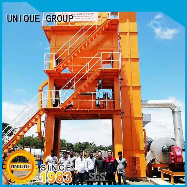 UNIQUE asphalt concrete mixing plant supplier for parking lot